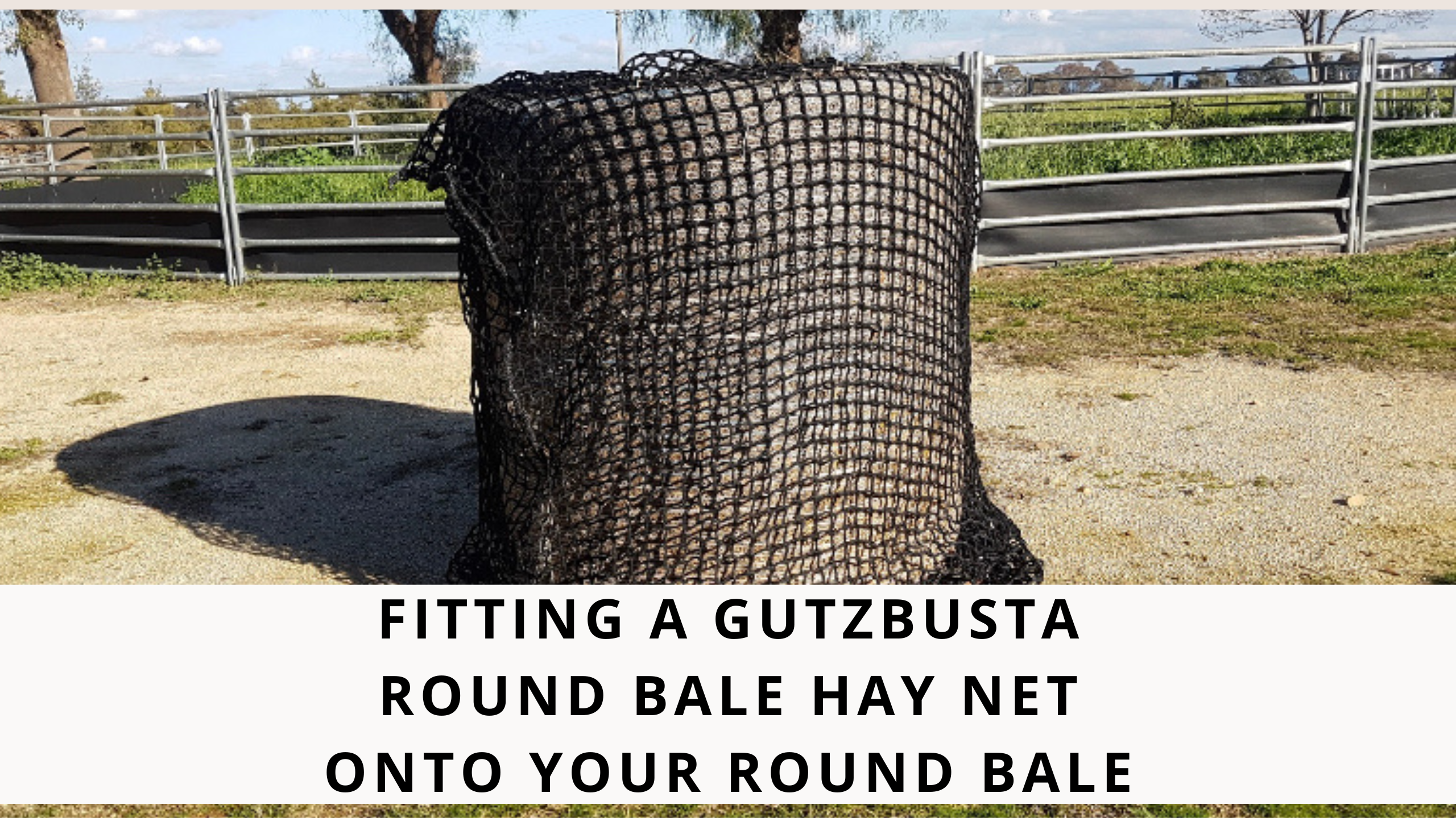 Tough 1 round top bale hay net