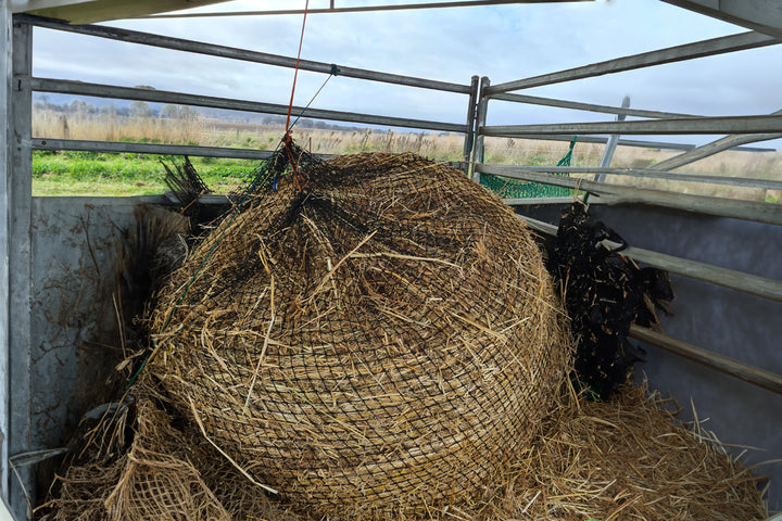 GutzBusta® Knotted Hay Nets - Round Bales