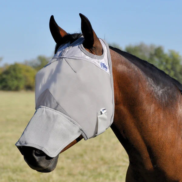Crusader Fly Mask with Long Nose
