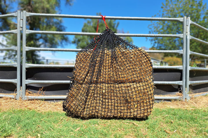 Empty Hay Net Knotless Hay Nets - Extra Large – GutzBusta® Slow Feed Hay Nets