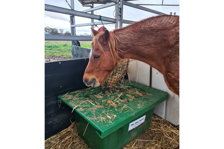 Parallax top hay feeder