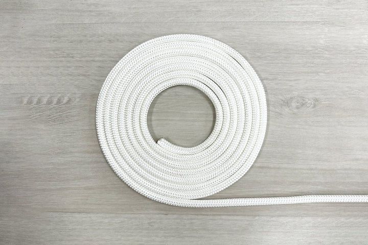 Solid White - Premium 8mm Soft-Polyester Replacement Drawstring